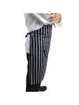 Halterschort - Unisex - XL - Donkerblauw/Wit - 90 x 104 CM - Polyester/Katoen - Whites Chefs Clothing - A662 A662 €14.89 Schorten en sloven