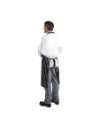 Halterschort - Unisex - XL - Donkerblauw/Wit - 90 x 104 CM - Polyester/Katoen - Whites Chefs Clothing - A662 A662 €14.89 Schorten en sloven