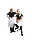 Sloof - Unisex - Regular Fit - Wit - 100 x 70 CM - Polyester/Katoen - Whites Chefs Clothing - B132 B132 €9.99 Schorten en sloven