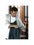Schort - Unisex - Blauw/Wit - 94 x 99 CM - Polyester/Katoen - Chef Works - B249 B249 €25.99 Schorten en sloven