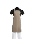 Halterschort - Unisex - Lichtbruin - 96.5 x 71.1 CM - Polyester/Katoen - Whites Chefs Clothing - B429 B429 €9.19 Schorten en sloven