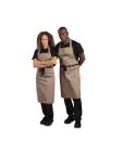 Halterschort - Unisex - Lichtbruin - 96.5 x 71.1 CM - Polyester/Katoen - Whites Chefs Clothing - B429 B429 €9.19 Schorten en sloven