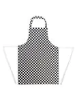 Schort - Unisex - Zwart/Wit - 71.1 x 96.5 CM - Polyester/Katoen - Whites Chefs Clothing - A275 A275 €11.69 Schorten en sloven