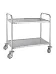 Serveerwagen - 2 niveaus - Medium - H 81 x 85.5 x 45.5 CM - RVS - Vogue - F997 F997 €122.86 Serveerwagens