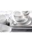 Schotel - Ø13.5 CM - 6 Stuks - Wit - Maastricht Porselein - Lux - 515719 W515719 €16.56 Bekers en kopjes