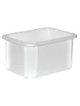 Stapelbak - H 21.5 x 39.5 x 29.5 CM - 0.862 KG - Polypropyleen - Wit - 15 Liter - -20°C / +110°C - 059051 E059051 €19.85 Stapelbakken