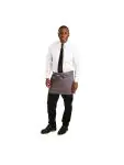 Sloof - Kort - Unisex - Grijs - 75 x 37.3 CM - Polyester/Katoen - Whites Chefs Clothing - B157 B157 €7.69 Schorten en sloven