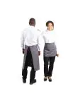 Sloof - Unisex - Grijs - 100 x 70 CM - Polyester/Katoen - Whites Chefs Clothing - B158 B158 €16.23 Schorten en sloven