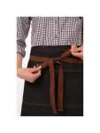 Sloof - Unisex - Zwart - 72.5 x 48 CM - Katoen - Chef Works Urban - B587 B587 €33.40 Schorten en sloven