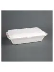 Wegwerp maaltijddozen - 0.7 Liter - 250 stuks - H 6.4 x 24.8 x 16.1 CM - Bagasse - Fiesta Green - DW249 DW249 €67.70 Wegwerp verpakkingen