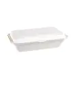 Wegwerp maaltijddozen - 0.7 Liter - 250 stuks - H 6.4 x 24.8 x 16.1 CM - Bagasse - Fiesta Green - DW249 DW249 €67.70 Wegwerp verpakkingen