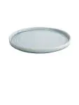 Bord - 4 stuks - Ijsblauw - Ø 27 x H 2.3 CM - Porselein - Olympia - FB569 FB569 €49.90 Borden