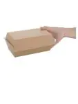 Wegwerp hamburgerdoosjes - 200 stuks - H 8.5 x 17.2 x 9.2 CM - Fiesta Green - FB666 FB666 €72.99 Wegwerp verpakkingen