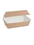 Wegwerp hamburgerdoosjes - 200 stuks - H 8.5 x 17.2 x 9.2 CM - Fiesta Green - FB666 FB666 €72.99 Wegwerp verpakkingen