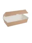 Wegwerp hamburgerdoosjes - 100 stuks - H 8.2 x 20.4 x 10.7 CM - Fiesta Green - FB667 FB667 €48.99 Wegwerp verpakkingen