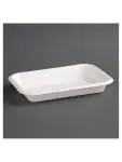 Wegwerp voedselbakjes - 50 stuks - H 2.6 x 11.8 CM - Bagasse - Fiesta Green - FC528 FC528 €4.29 Wegwerp verpakkingen