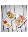 Wegwerp voedselbakjes - 50 stuks - H 2.6 x 11.8 CM - Bagasse - Fiesta Green - FC528 FC528 €4.29 Wegwerp verpakkingen