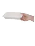 Wegwerp voedselbakjes - 50 stuks - H 3.8 x 13.9 CM - Bagasse - Fiesta Green - FC531 FC531 €7.19 Wegwerp verpakkingen