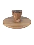 Taartplateau - H 12.7 CM - Acaciahout - Olympia - FE150 FE150 €30.90 Taartstandaarden