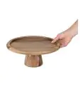 Taartplateau - H 12.7 CM - Acaciahout - Olympia - FE150 FE150 €30.90 Taartstandaarden