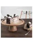 Taartplateau - H 12.7 CM - Acaciahout - Olympia - FE150 FE150 €30.90 Taartstandaarden
