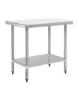 Snijtafel - H 90 x 90 x 60 CM - RVS - Vogue - CB911 CB911 €495.00