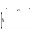 Snijtafel - H 90 x 90 x 60 CM - RVS - Vogue - CB911 CB911 €495.00