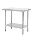 Snijtafel - H 90 x 90 x 60 CM - RVS - Vogue - CB911 CB911 €495.00