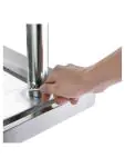 Snijtafel - H 90 x 90 x 60 CM - RVS - Vogue - CB911 CB911 €495.00