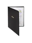 Menumap - A4 - Zwart - H 31.5 x 23.5 x 1.1 CM - PVC - Olympia - E217 E217 €8.59 Presentatie