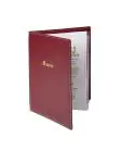 Menumap - A4 - H 32.5 x 23.5 x 1 CM - Pu Leer - Olympia - E222 E222 €11.49 Presentatie