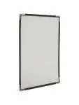 Menukaart Crystal - 3 Stuks - A4 - Dubbelzijdig - RVS Randen - Transparant - Polypropyleen - Securit MC3-CYA4-BR1 €11.95 Menukaarten