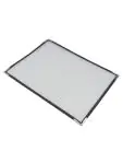 Menukaart Crystal - 3 Stuks - A4 - Dubbelzijdig - RVS Randen - Transparant - Polypropyleen - Securit MC3-CYA4-BR1 €11.95 Menukaarten