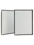 Menukaart Crystal - A4 - Dubbelzijdig - Drievoudig - RVS Randen - Transparant - Polypropyleen - Securit MC3-CYA4-BR3 €26.95 Menukaarten