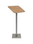 Menukaart - Staand - RVS/Eikenhout - H 115 CM - Securit MCS-115-TE €121.95 Menukaarten