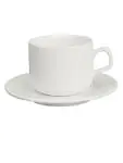 Kopje - 6 stuks - Ø 8 x H 6.5 x 10.5 CM - Porselein - Olympia - CN831 CN831 €20.00 Kopjes & mokken