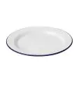 Bord - 6 stuks - Ø 30 x H 2.5 CM - Emaille - Olympia - DC388 DC388 €21.74 Borden