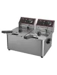 Friteuse - H 31.8 x 43.7 x 37.7 CM - 10 KG - 220 - 240 V - 2000 W - RVS - 5 Liter - Elektrisch - Caterchef - 688055 688055 €204.48 Friteuses 230 volt