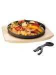 Bistro Serveerpan - H 4 x 27 x 24 CM - 1.88 KG - Ø22 CM - Gietijzer - Zwart - 861515 861515 €17.50 Presentatie