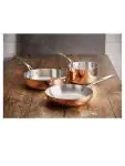 Koekenpan - 2.5 Liter - Ø 24 x H 5 CM - Aluminium/RVS/Koper - Vogue - CM679 CM679 €43.51 Koekenpan