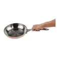 Koekenpan - 2.5 Liter - Ø 24 x H 5 CM - Aluminium/RVS/Koper - Vogue - CM679 CM679 €43.51 Koekenpan