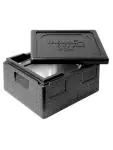 Thermobox - 1/2 GN - 15 Liter - H 23 x 39 x 33 CM - Polypropyleen - Zwart - Thermo Future Box - 235102 E235102 €41.00 Thermobox