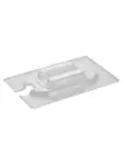 Deksel Gastronorm - 1/9 GN - 17.6 x 10.8 CM - Polycarbonaat - Transparant - -100°C / +100°C - Met Lepeluitsparing - Caterchef - 953095 E953095 €2.10 GN bakken plastic