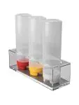 Station Doseer - H 9 x 29.2 x 7.5 CM - 0.661 KG - plexiglas - 072080 072080 €23.15 Knijpflacons