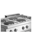 Fornuis - 6 Pits - Met oven - Gietijzer - Bartscher - 286247 286247 €3,639.00 Bartscher 700 line