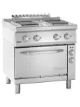 Fornuis - 4 Pits - Met Oven - Gietijzer - Bartscher - 286326 286326 €3,889.00 Bartscher 700 line