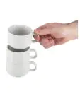 Koffiekop - 20 CL - 24 stuks - H 6.2 x 11.1 x 8.5 CM - Porselein - Olympia - CC200 CC200 €32.39 Kopjes & mokken