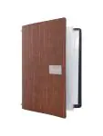 Menukaart Ruga - A4 - Bruin - Leer - Securit MC-LRA4-RUBR €28.95 Menukaarten