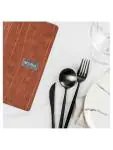 Menukaart Ruga - A4 - Bruin - Leer - Securit MC-LRA4-RUBR €28.95 Menukaarten