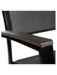 Terrasstoel Moon Super - Stapelbaar - Armleuning - Zwart - G-Line HW-21538 €43.95 Terrasstoelen